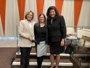 From left to right: Dr. Linda White-Ryan, Dr. Janna Heyman, Dr. Shirley Gatenio Gabel