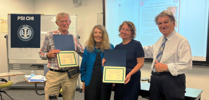 From left to right: Niels Peter Rygaard, Elaine Congress, Marciana Popescu, Harold Takooshian