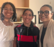 Director Maya Velazquez(center) with GSS alumna D’Andrah (right) and Araly (left, one of the writers).