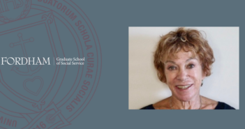 headshot of dr. carole cox next to the gss logo