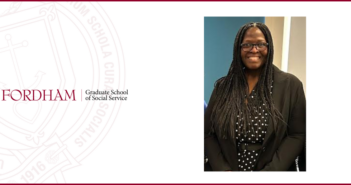 Crafting Stories from the Data: Health Disparities and Serious Mental Illness a photo of leslie ince next tot he fordham gss logo