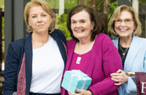 from left to right: Dean Debra McPhee, Anita Lightburn, Associate Dean for Academic Affairs Linda White-Ryan